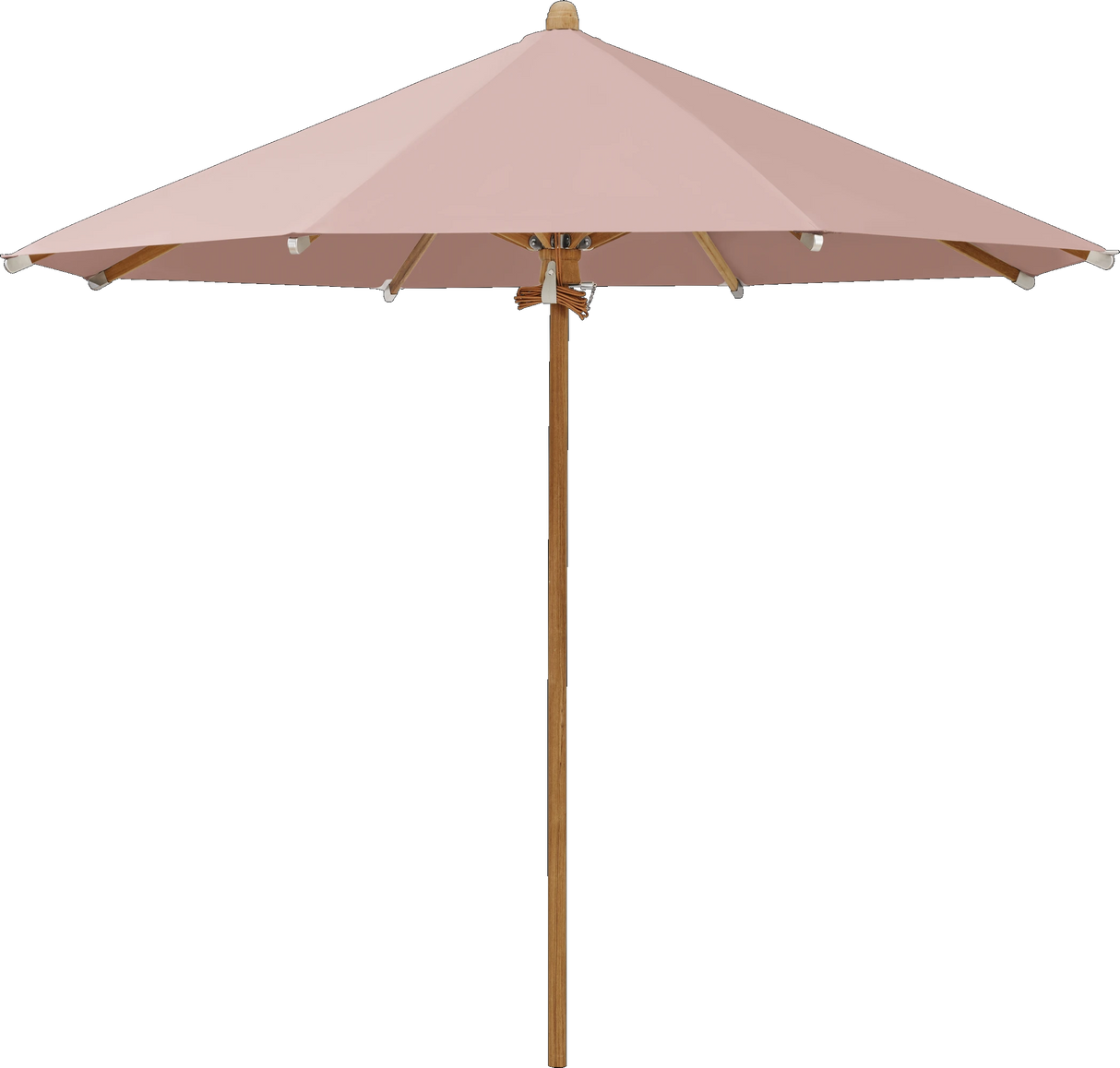 Glatz Parasol TEAKWOOD rond Cat.5 639 Blush
