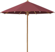 Glatz Parasol TEAKWOOD rond Cat.5 644 Merlot