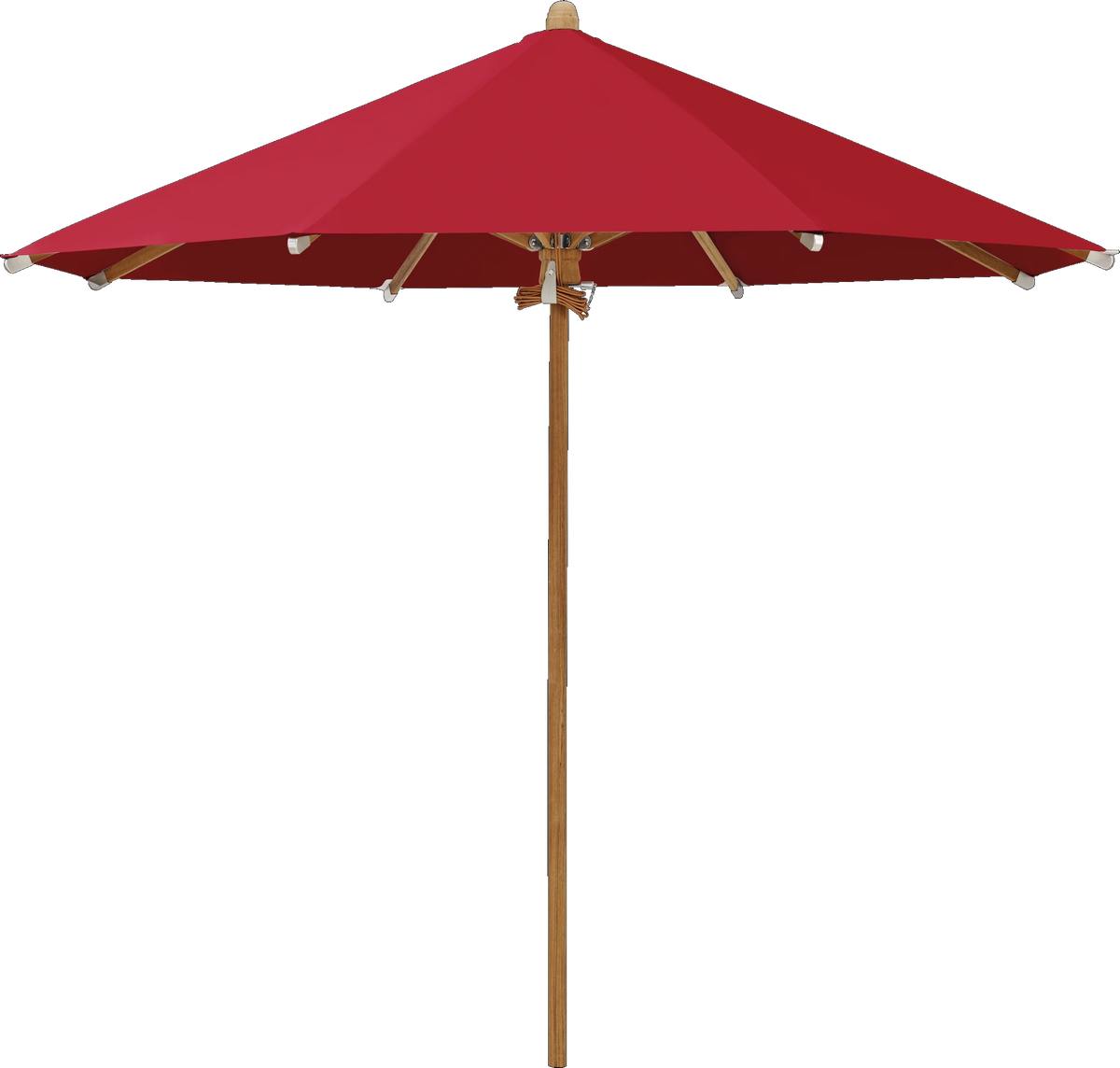 Glatz Parasol TEAKWOOD rond Cat.5 646 Rubino