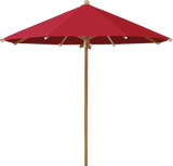Glatz Parasol TEAKWOOD rond Cat.5 646 Rubino