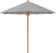 Glatz Parasol TEAKWOOD rond Cat.5 652 Silver