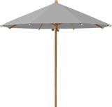Glatz Parasol TEAKWOOD rond Cat.5 652 Silver