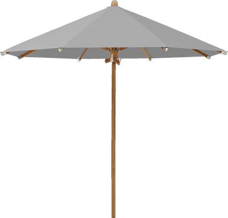 Glatz Parasol TEAKWOOD rond Cat.5 652 Silver