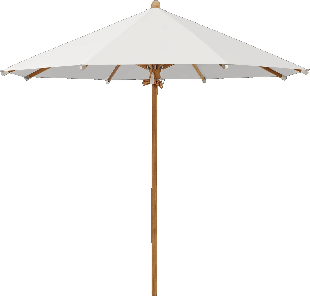 Glatz Parasol TEAKWOOD rond Cat.5 665 Chrome