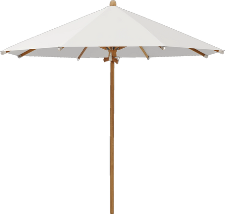 Glatz Parasol TEAKWOOD rond Cat.5 665 Chrome
