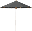 Glatz Parasol TEAKWOOD rond Cat.5 669 Carbone