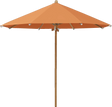 Glatz Parasol TEAKWOOD rond Cat.5 802 Sienna