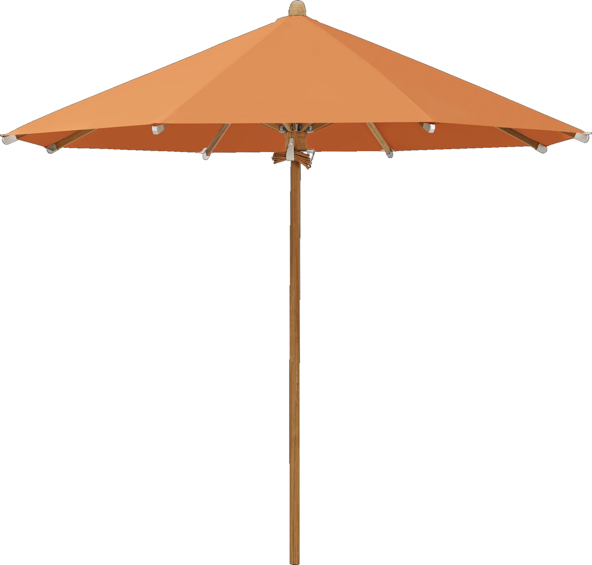 Glatz Parasol TEAKWOOD rond Cat.5 802 Sienna