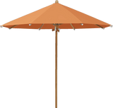 Glatz Parasol TEAKWOOD rond Cat.5 802 Sienna