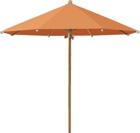 Glatz Parasol TEAKWOOD rond Cat.5 802 Sienna