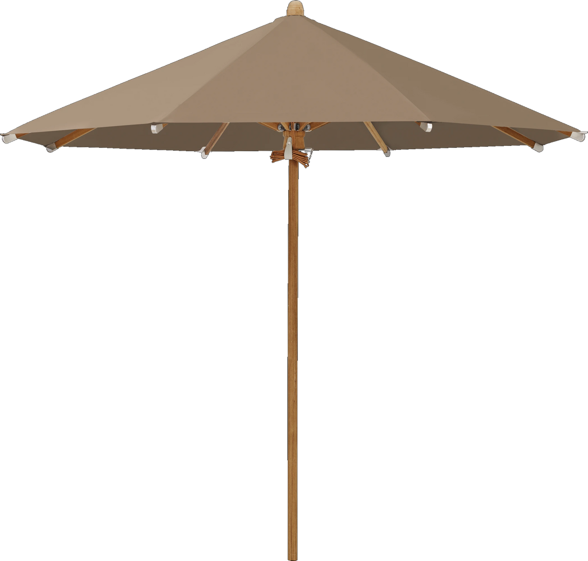 Glatz Parasol TEAKWOOD rond Cat.5 805 Walnut