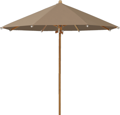 Glatz Parasol TEAKWOOD rond Cat.5 805 Walnut