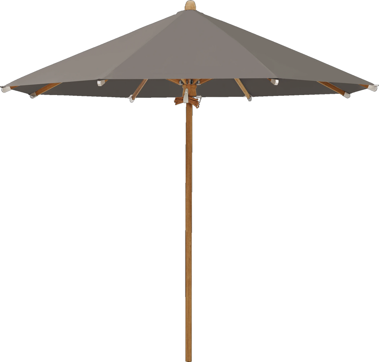 Glatz Parasol TEAKWOOD rond Cat.5 806 Forge