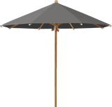 Glatz Parasol TEAKWOOD rond Cat.5 807 Lava