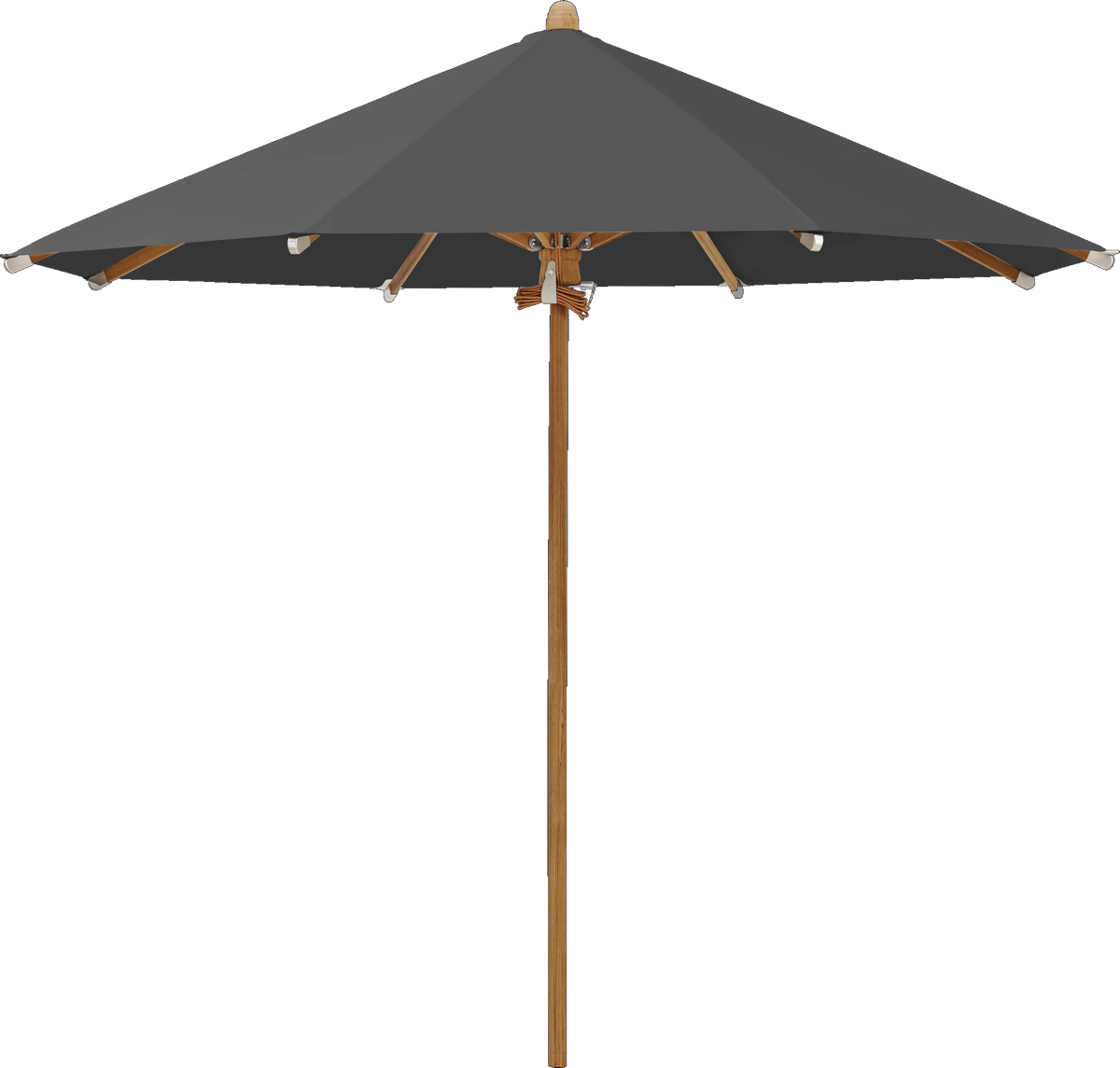 Glatz Parasol TEAKWOOD rond Cat.5 809 Midnight