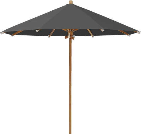 Glatz Parasol TEAKWOOD rond Cat.5 809 Midnight