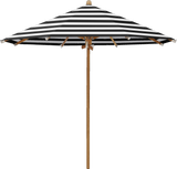 Glatz Parasol TEAKWOOD rond Cat.5 810 Black Stripe