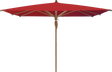 Glatz Parasol TEAKWOOD carre Qualite 4 403 Carmine