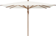 Glatz Parasol TEAKWOOD carre Qualite 4 404 White