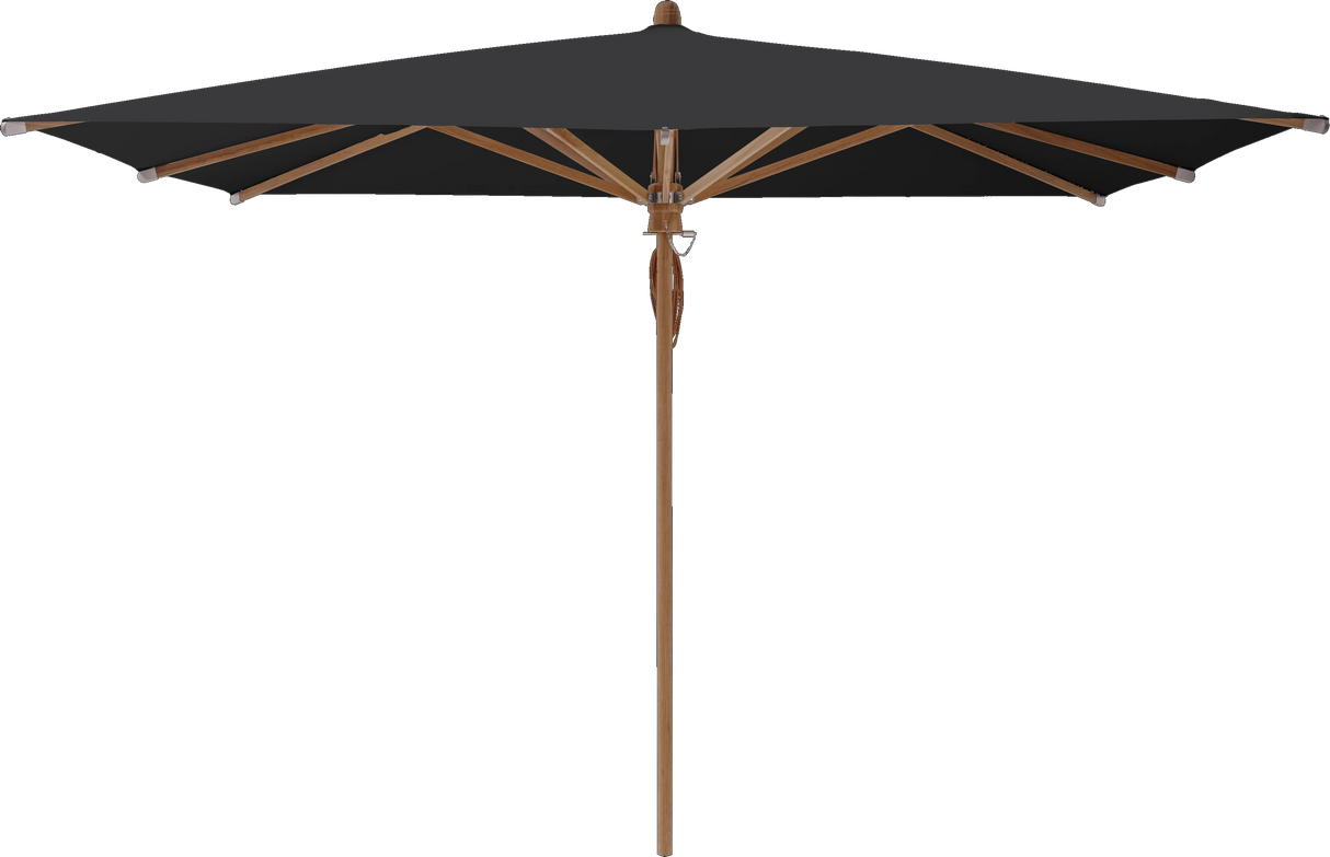 Glatz Parasol TEAKWOOD carre Qualite 4 408 Black