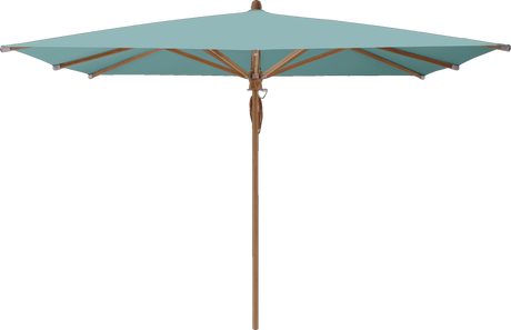 Glatz Parasol TEAKWOOD carre Qualite 4 417 Ocean