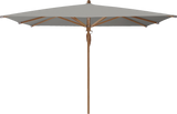 Glatz Parasol TEAKWOOD carre Qualite 4 420 Smoke