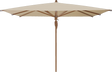Glatz Parasol TEAKWOOD carre Qualite 4 422 Cream