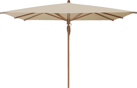 Glatz Parasol TEAKWOOD carre Qualite 4 422 Cream