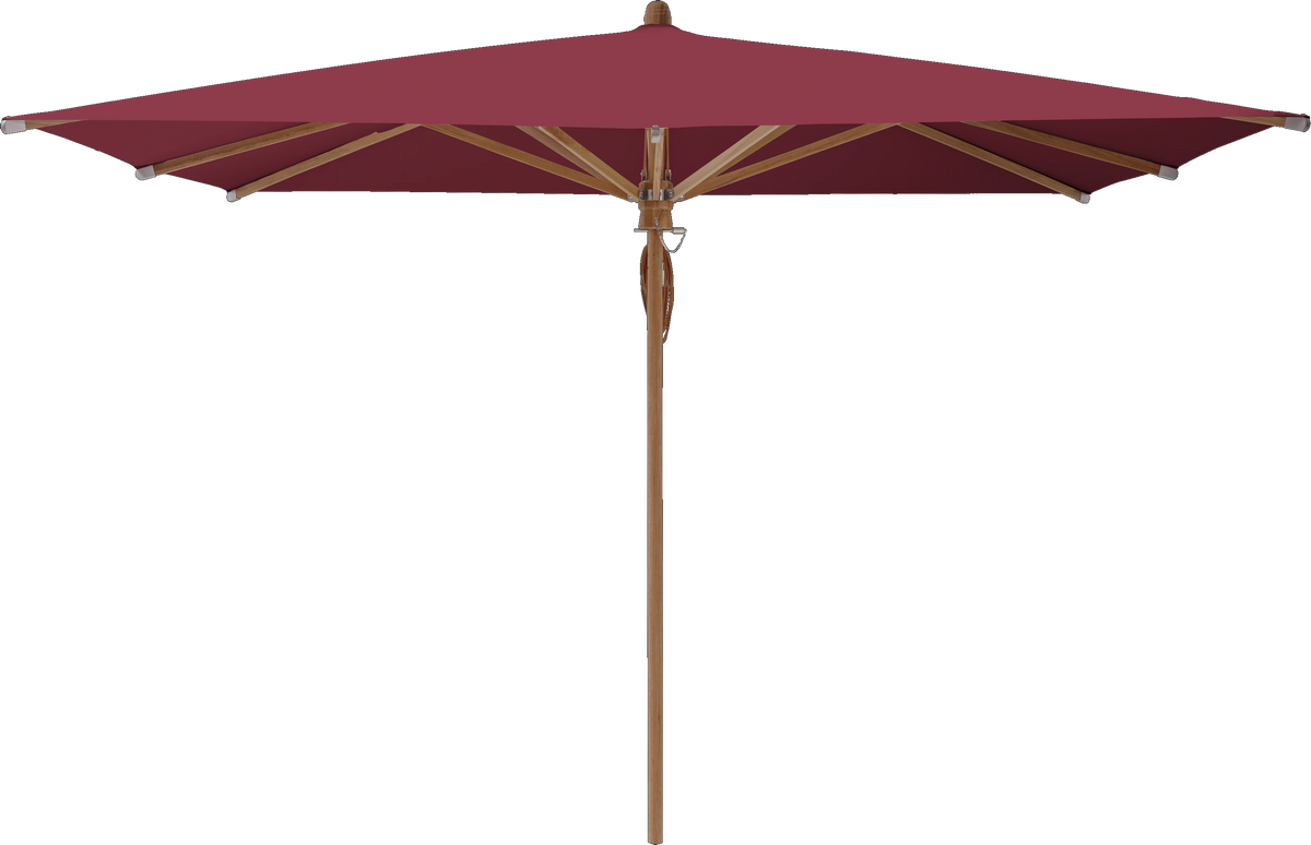 Glatz Parasol TEAKWOOD carre Qualite 4 436 Wine