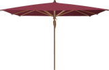 Glatz Parasol TEAKWOOD carre Qualite 4 436 Wine