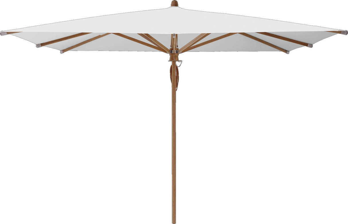 Glatz Parasol TEAKWOOD carre Cat.5 500 Plaster