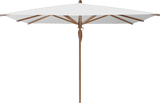 Glatz Parasol TEAKWOOD carre Cat.5 500 Plaster