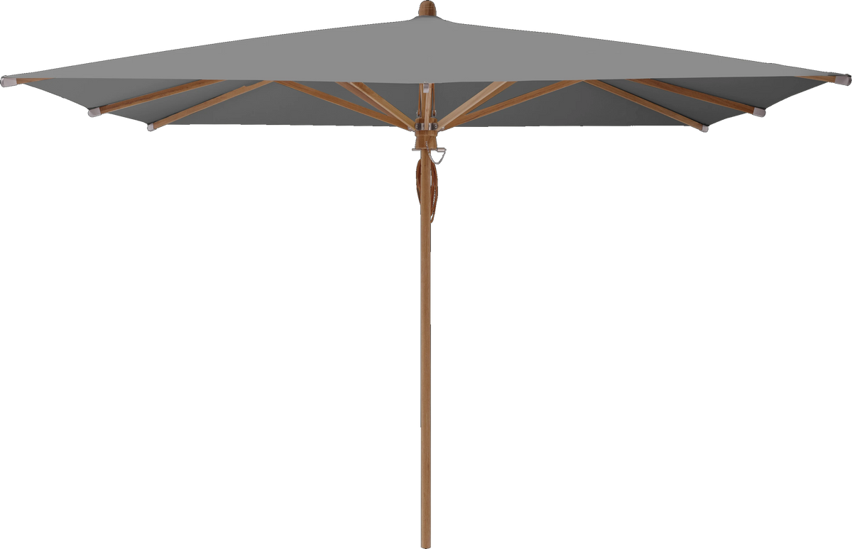 Glatz Parasol TEAKWOOD carre Cat.5 502 Thunder