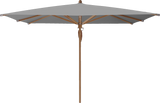 Glatz Parasol TEAKWOOD carre Cat.5 509 Slate