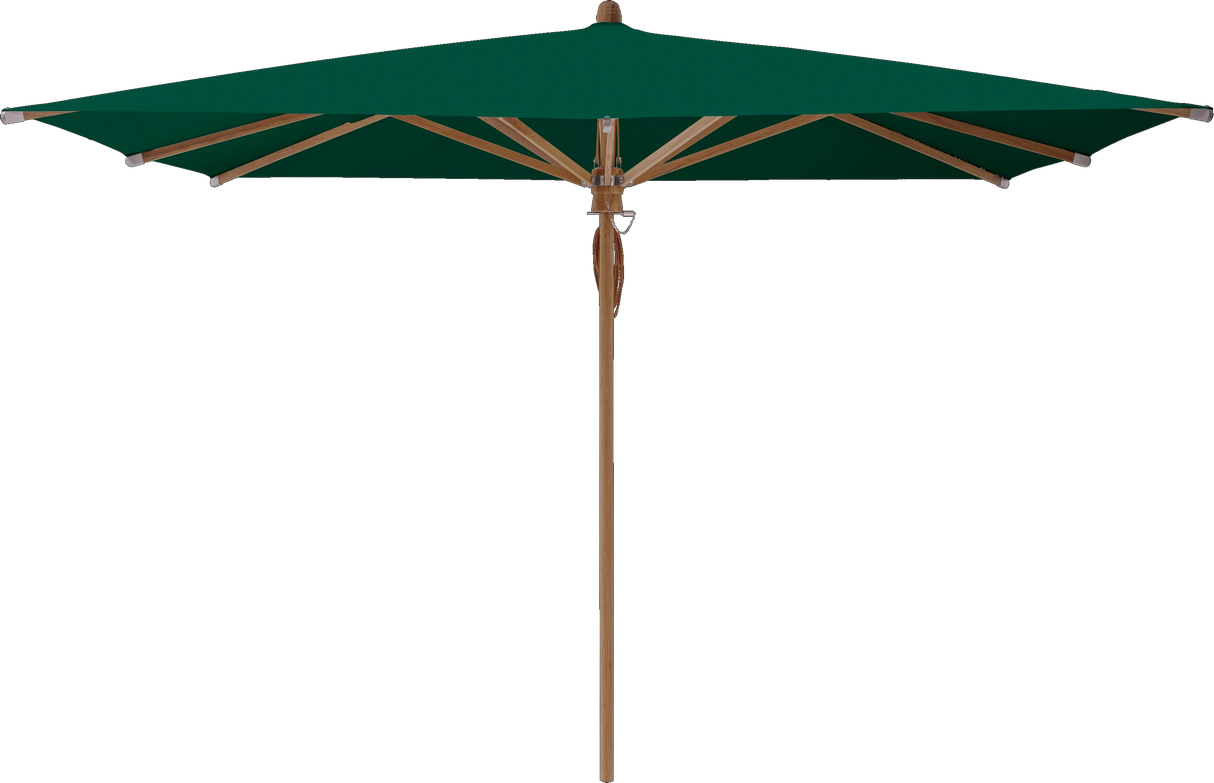 Glatz Parasol TEAKWOOD carre Cat.5 521 Aloe