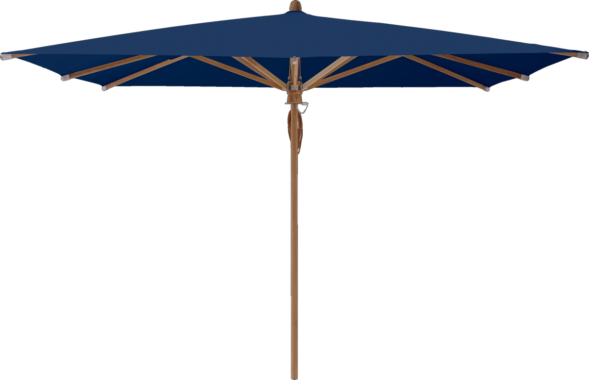 Glatz Parasol TEAKWOOD carre Cat.5 530 Atlantic
