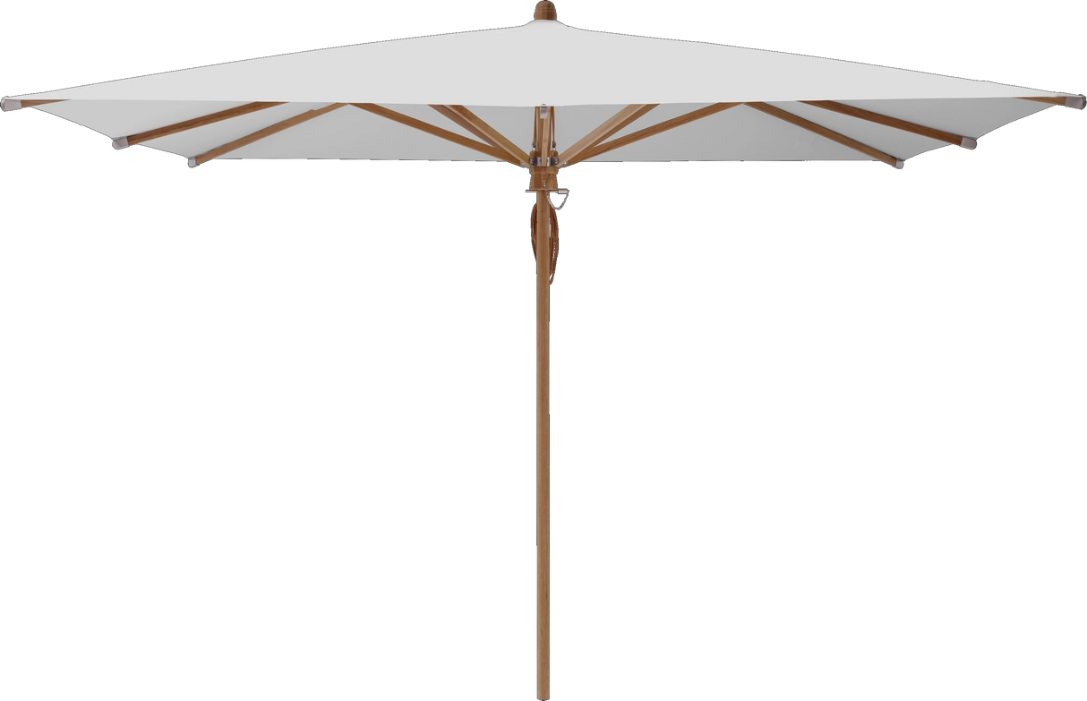 Glatz Parasol TEAKWOOD carre Cat.5 550 Cement