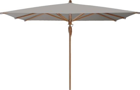 Glatz Parasol TEAKWOOD carre Cat.5 558 Steel