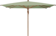 Glatz Parasol TEAKWOOD carre Cat.5 579 Pistachio