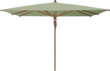 Glatz Parasol TEAKWOOD carre Cat.5 579 Pistachio