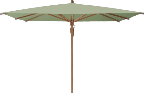 Glatz Parasol TEAKWOOD carre Cat.5 579 Pistachio
