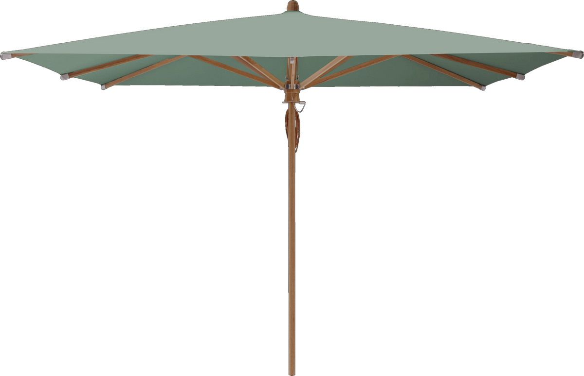 Glatz Parasol TEAKWOOD carre Cat.5 588 Olive