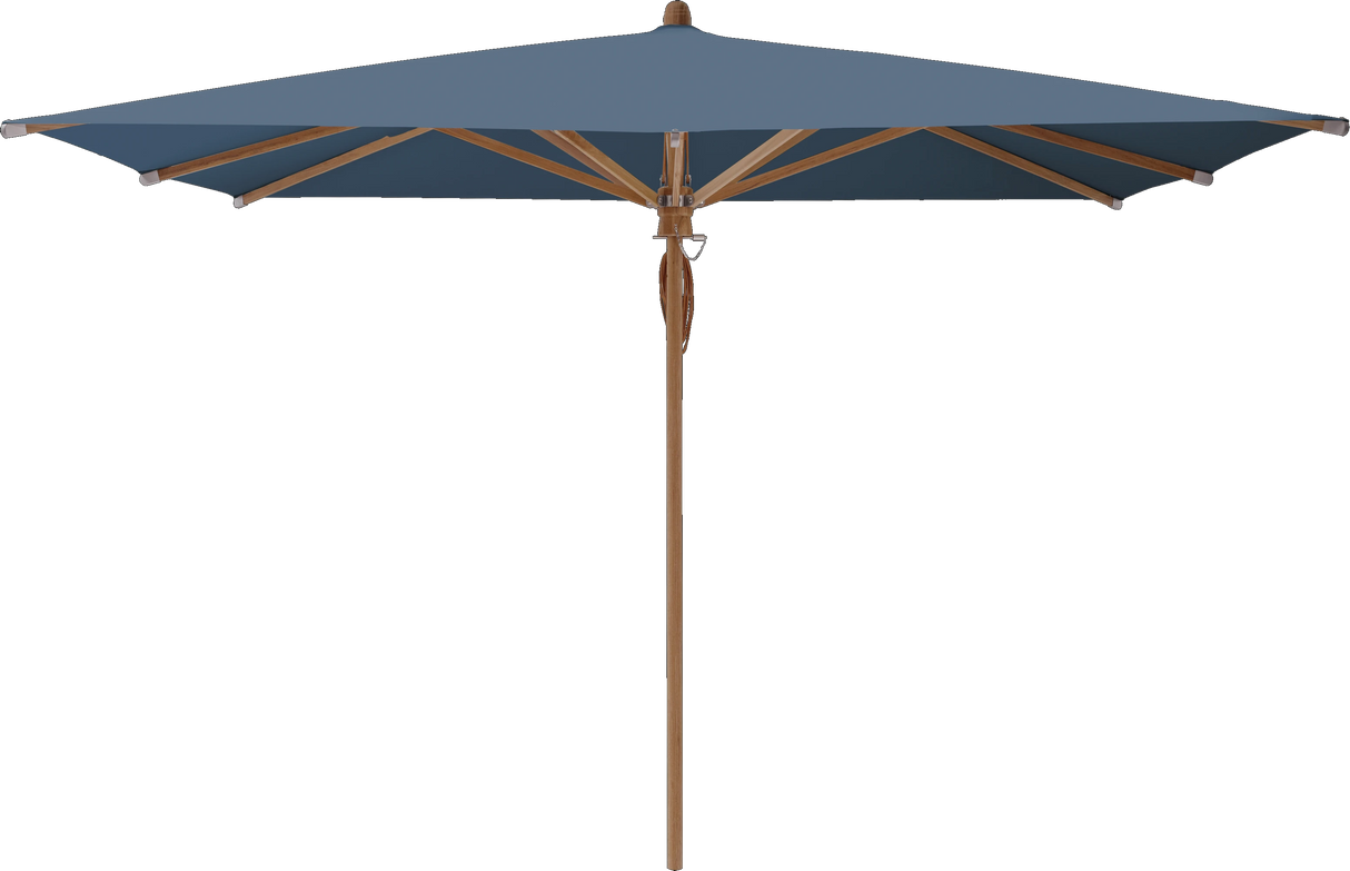 Glatz Parasol TEAKWOOD carre Cat.5 600 Wave