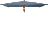 Glatz Parasol TEAKWOOD carre Cat.5 601 Waterfall