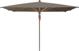 Glatz Parasol TEAKWOOD carre Cat.5 611 Sandstone