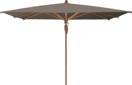 Glatz Parasol TEAKWOOD carre Cat.5 611 Sandstone
