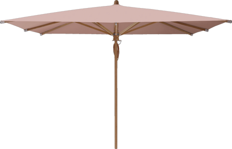 Glatz Parasol TEAKWOOD carre Cat.5 639 Blush