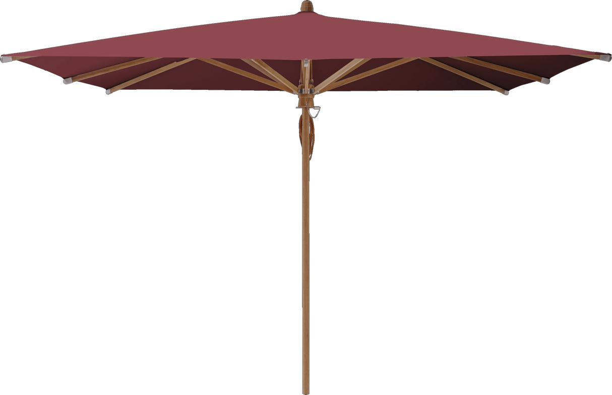Glatz Parasol TEAKWOOD carre Cat.5 644 Merlot