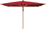 Glatz Parasol TEAKWOOD carre Cat.5 646 Rubino