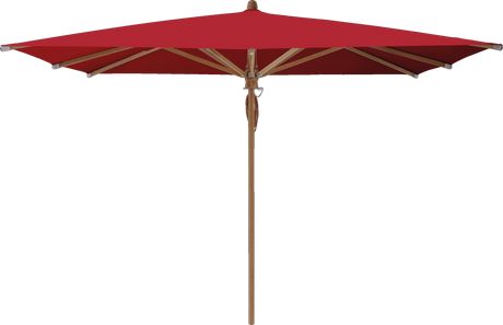 Glatz Parasol TEAKWOOD carre Cat.5 646 Rubino